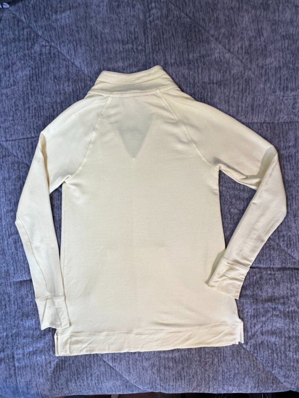 Lilly Pulitzer "Cassi" Popover Sweatshirt Pastel Yellow - Size XS - Picture 4 of 7